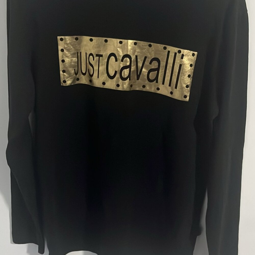 Just Cavalli Logo printed sweatshirt